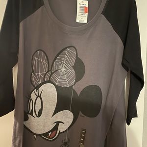 NWT torrid Minnie Mouse 3/4 sleeve shirt
